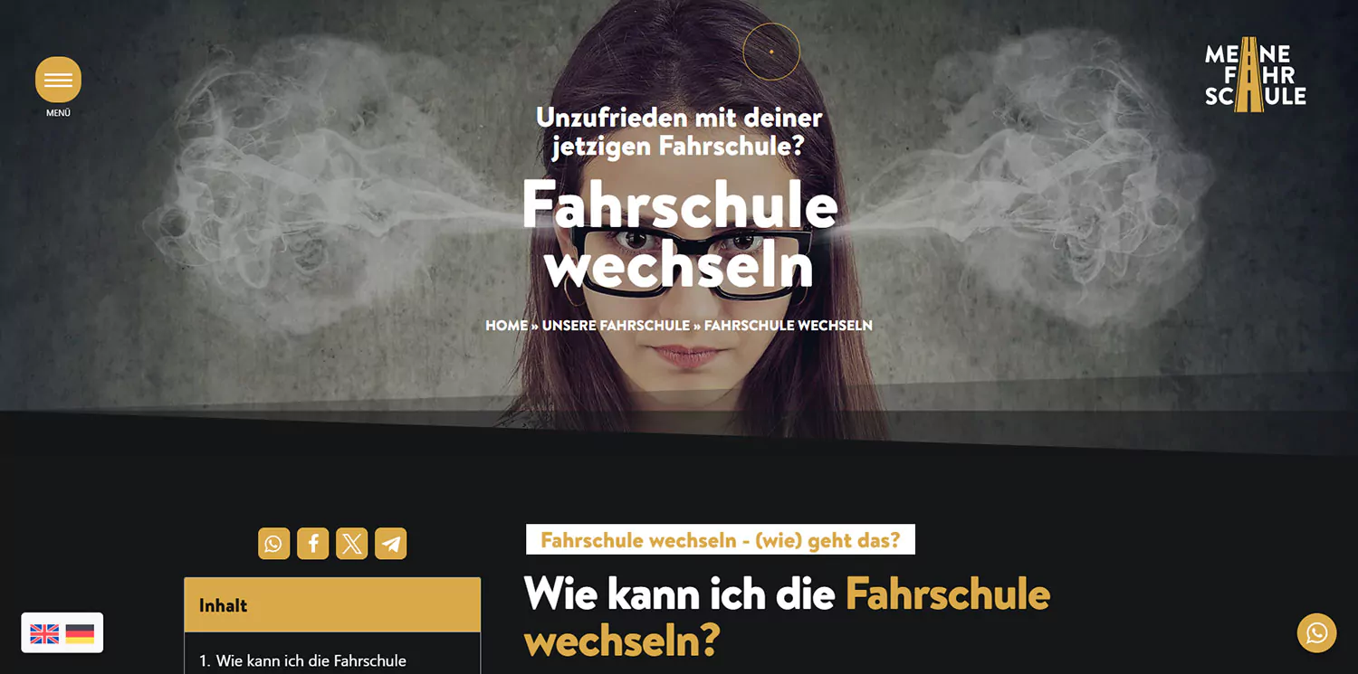 Fahrschule München Fahrschulwechsel