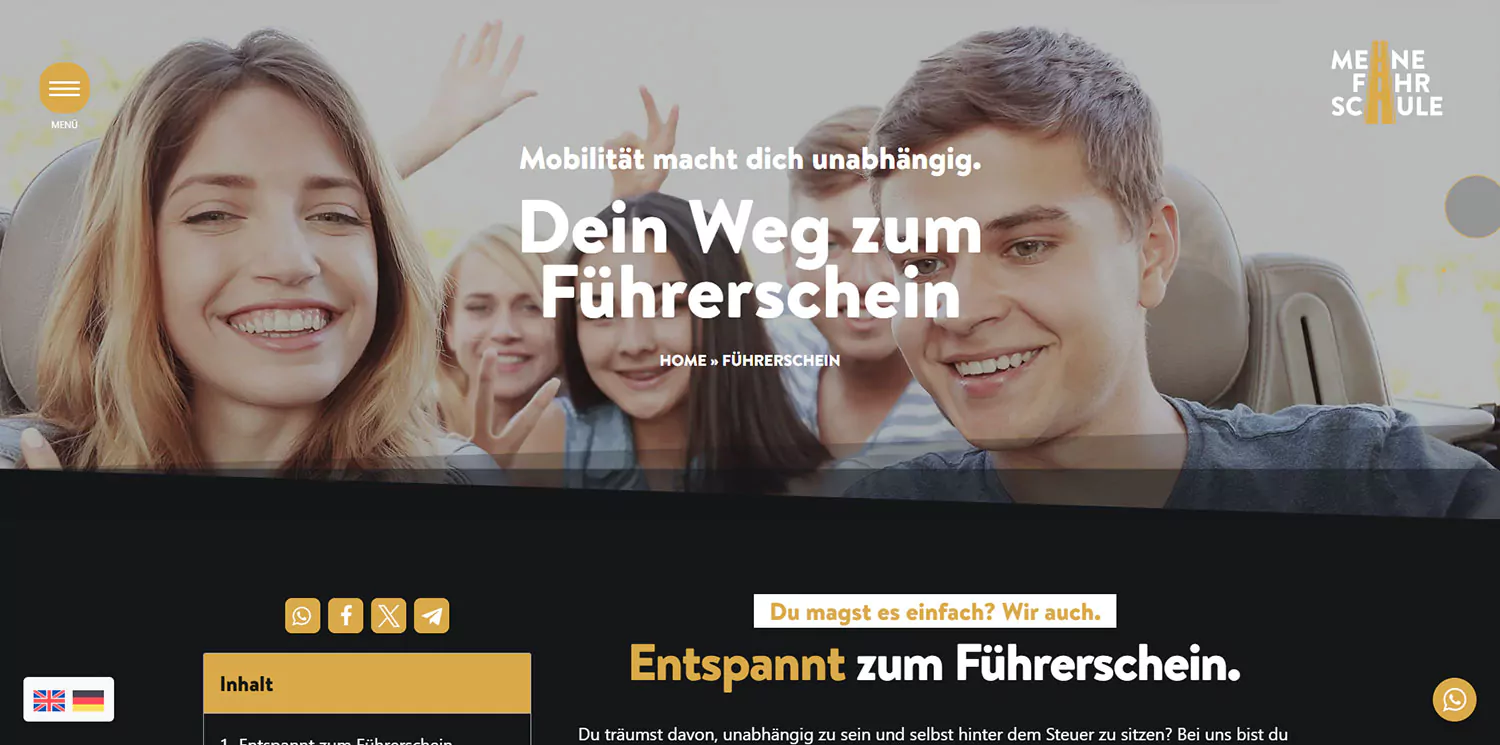Fahrschule München Weg zum Führerschein