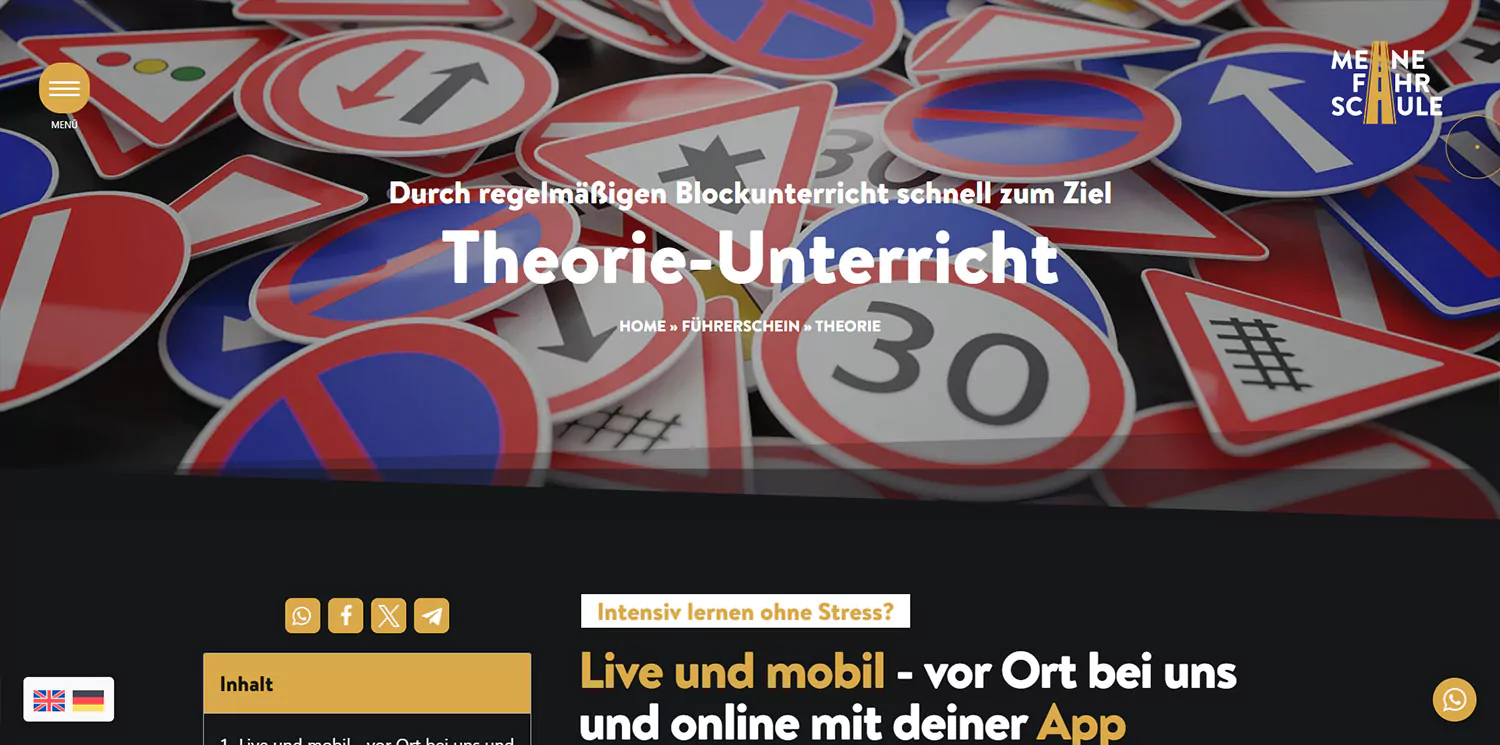 Fahrschule München Theorieunterricht