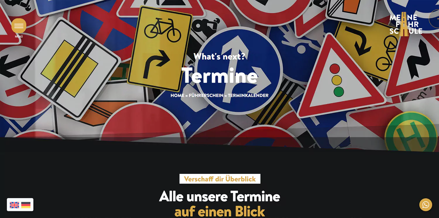 Fahrschule München Terminkalender