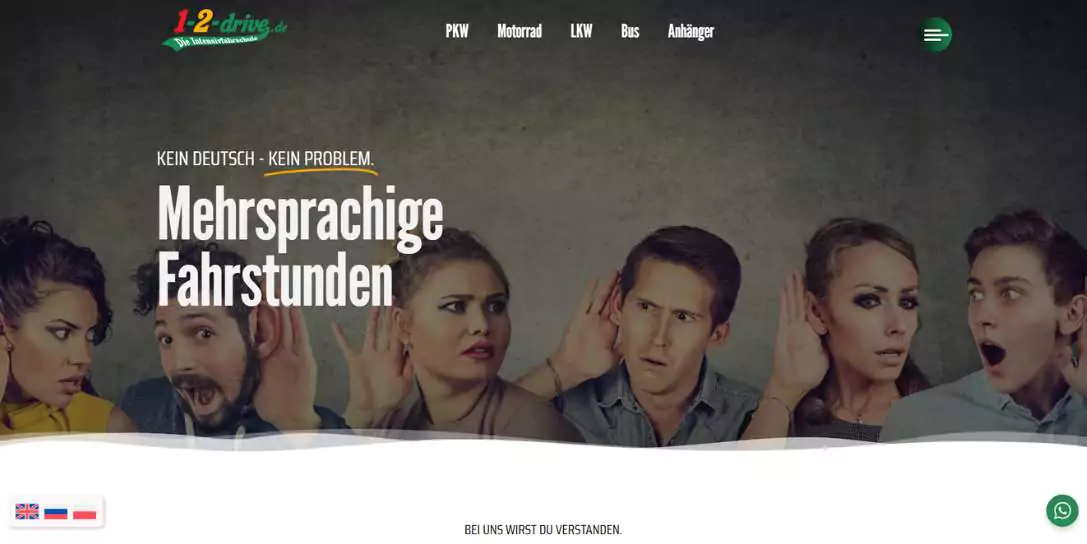 1-2-drive Mehrsprachige Fahrstunden